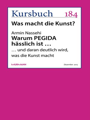 cover image of Warum PEGIDA hässlich ist ...